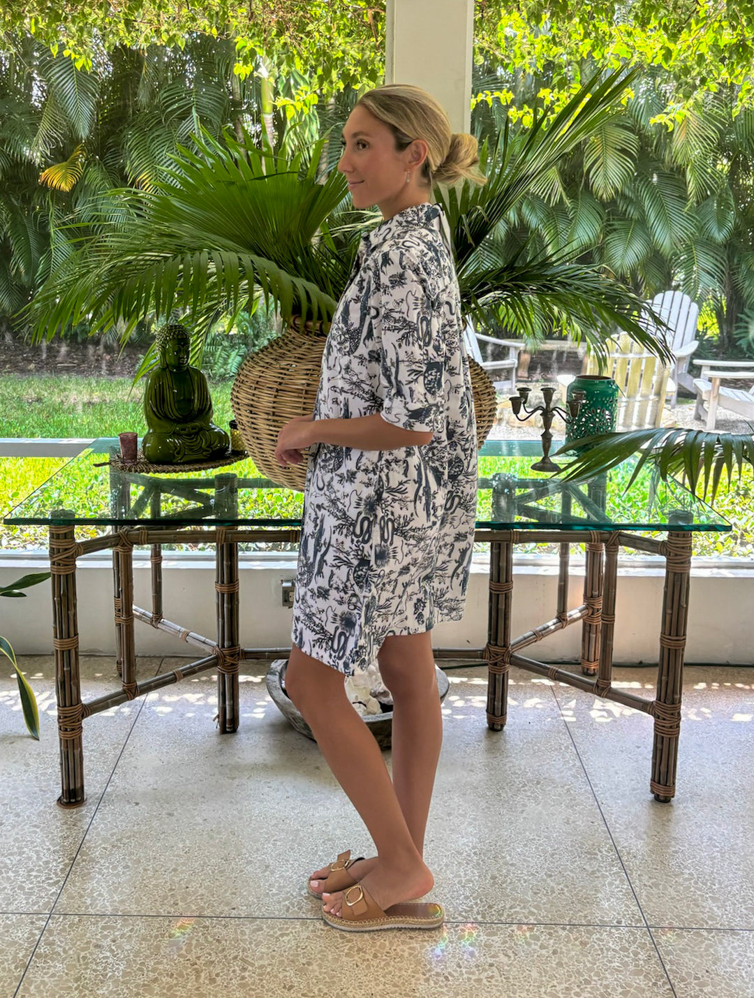 Charlotte Dress Bayou Midnight Charcoal