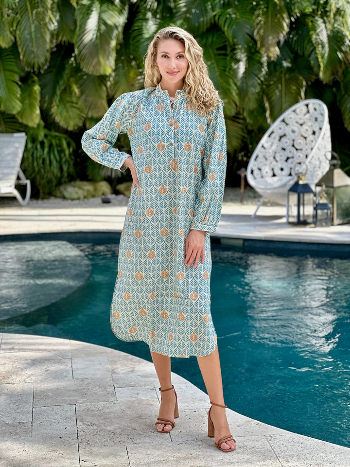 Sunita Kaftan Colony Blue