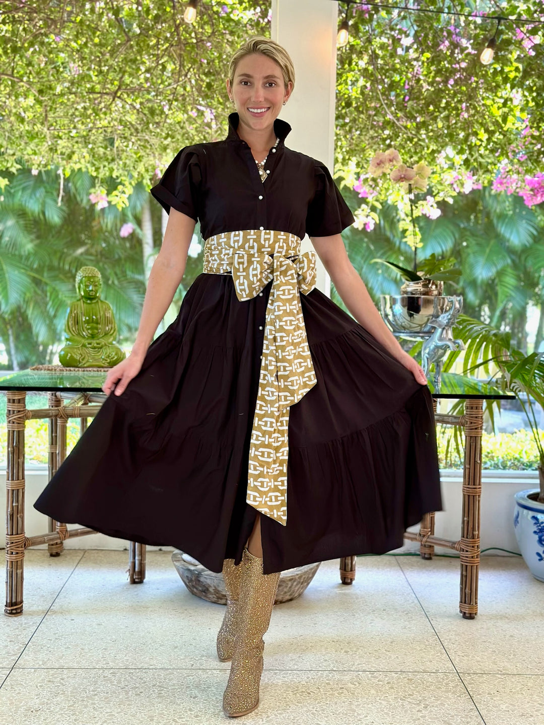 Kristina Dress Charcoal