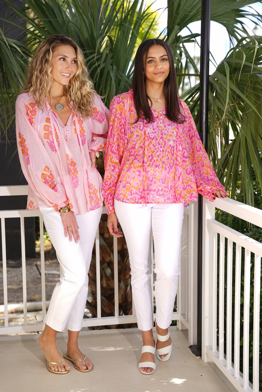 Bobbi Top Bouquet Pink