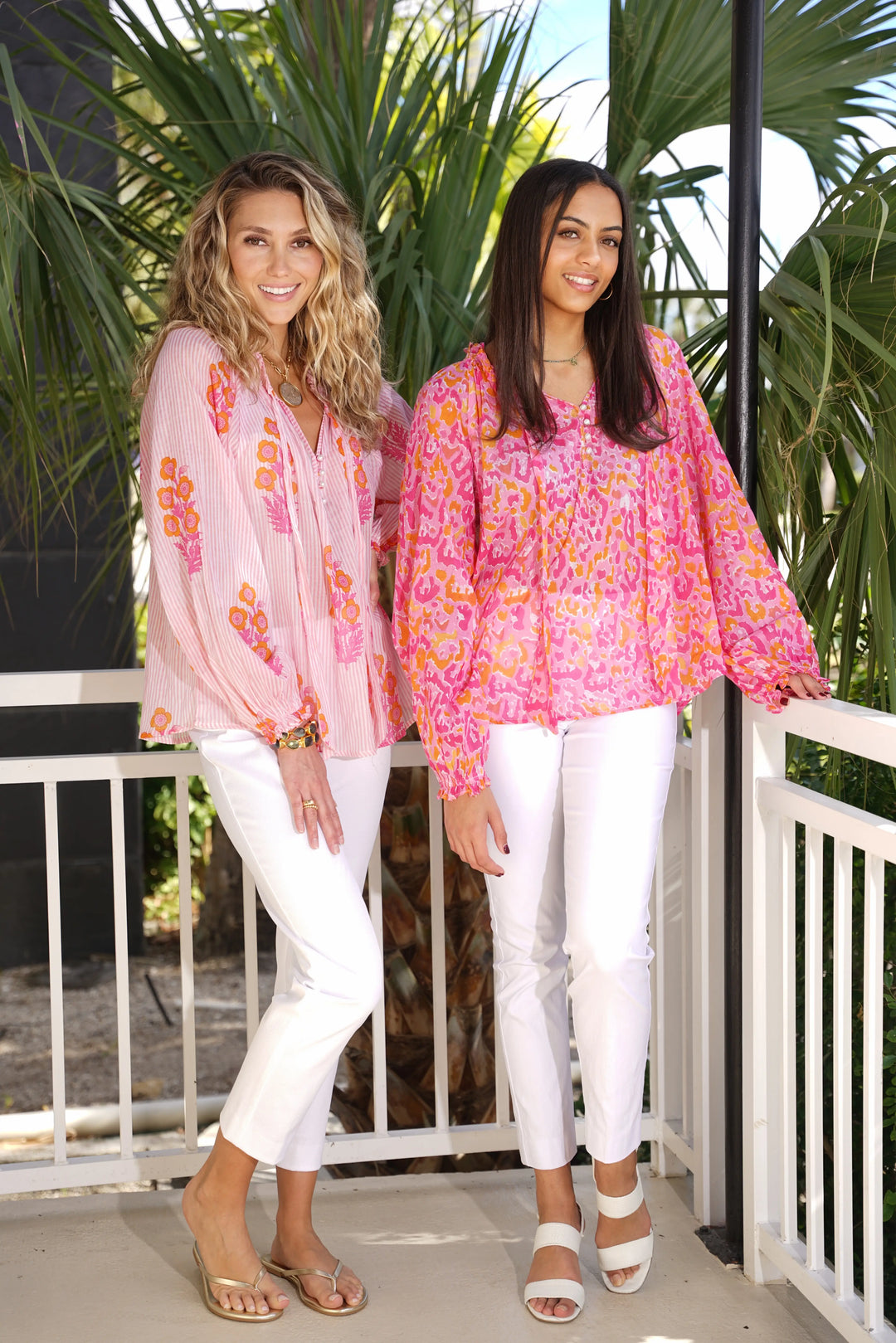 Bobbi Top Bouquet Pink