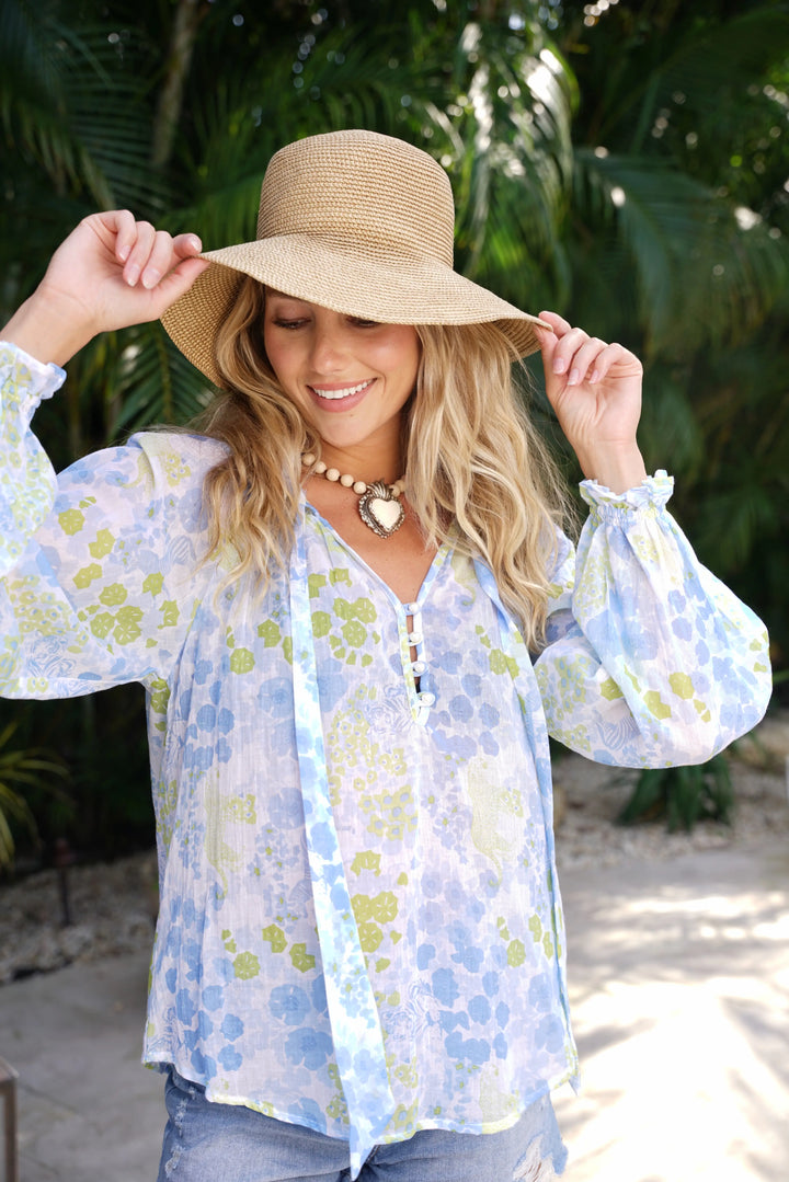 Bobbi Top Brazil Blue