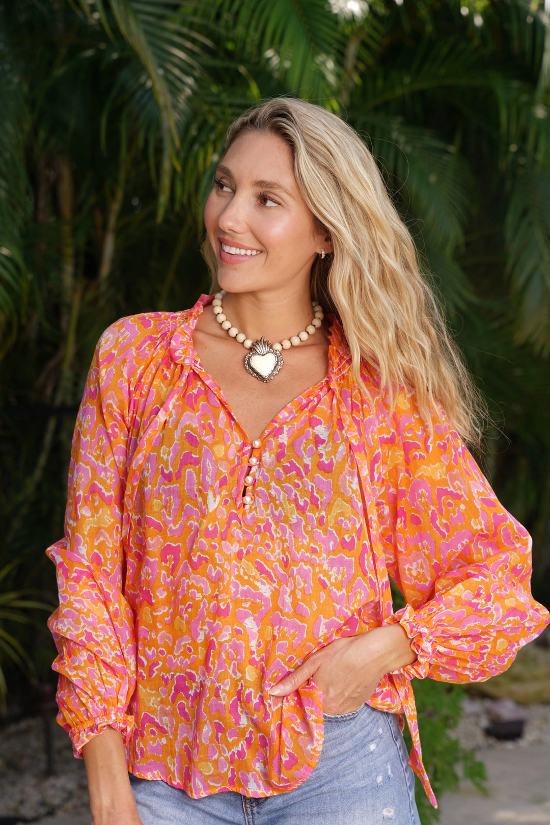 Bobbi Top Orange Marie