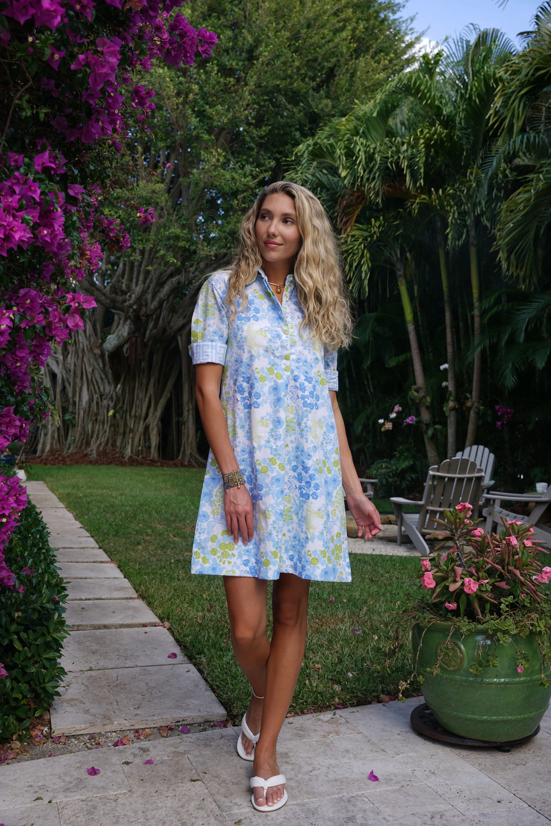 Charlotte Dress Brazil Blue