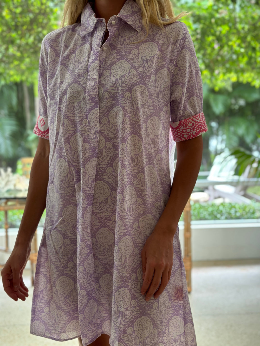 Amelia Dress Hydrangea Purple