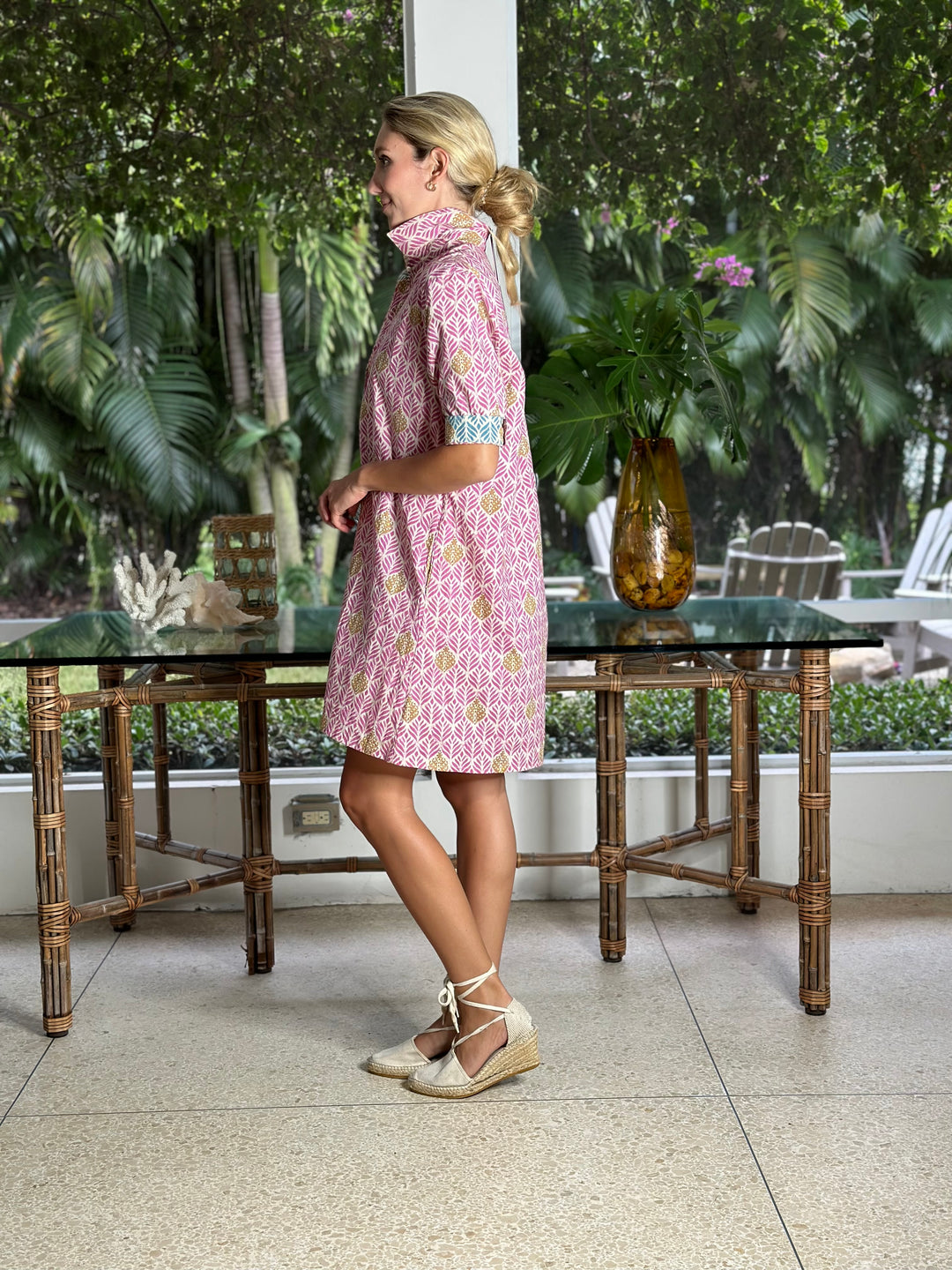 Amelia Dress Colony Pink