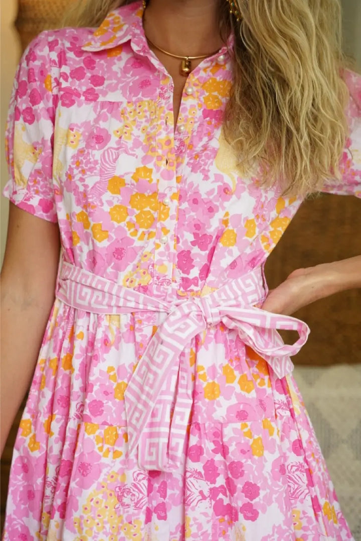 Delray Dress Brazil Pink