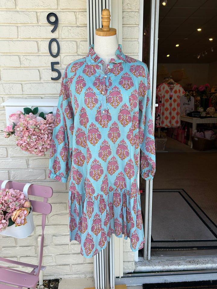 Megan Dress Bahama Sea
