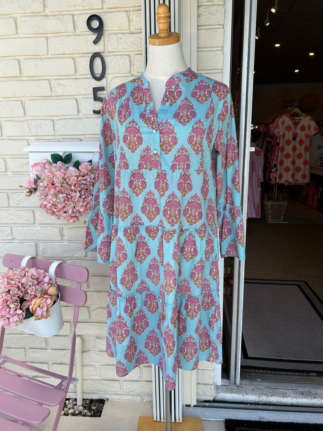 Garden Dress Bahama Sea