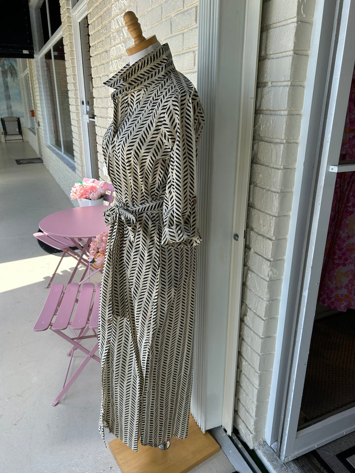 Dar Dress Trellis Deep Chocolate