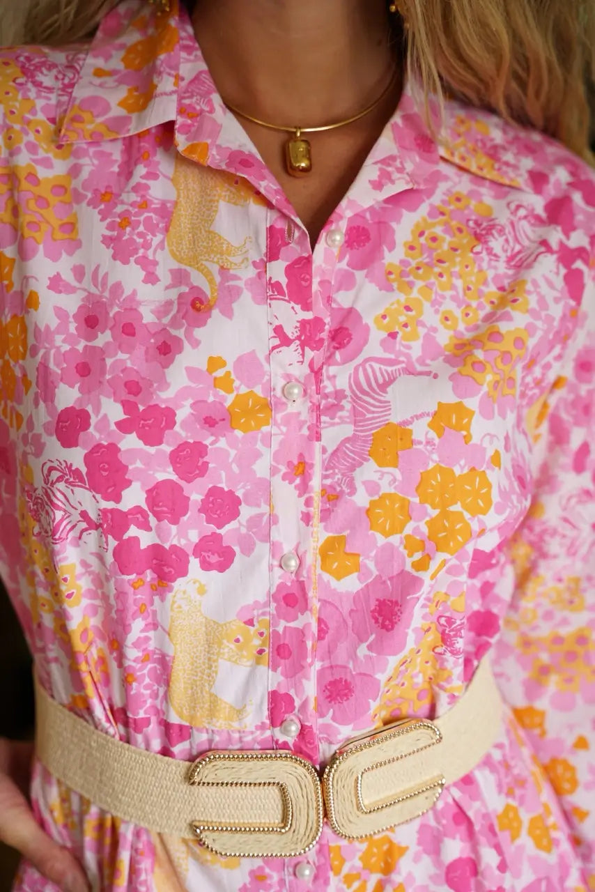 June Dress Brazil Pink