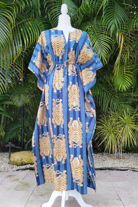 Kaftan Tiger Blue