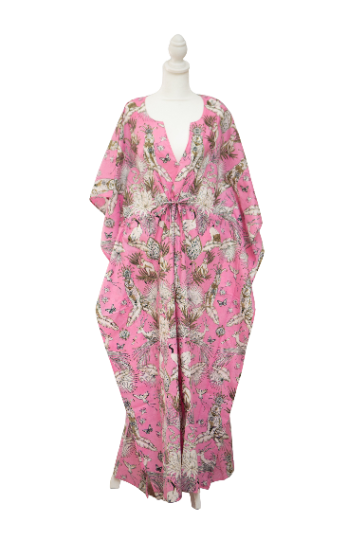 Kaftan Jungle Pink