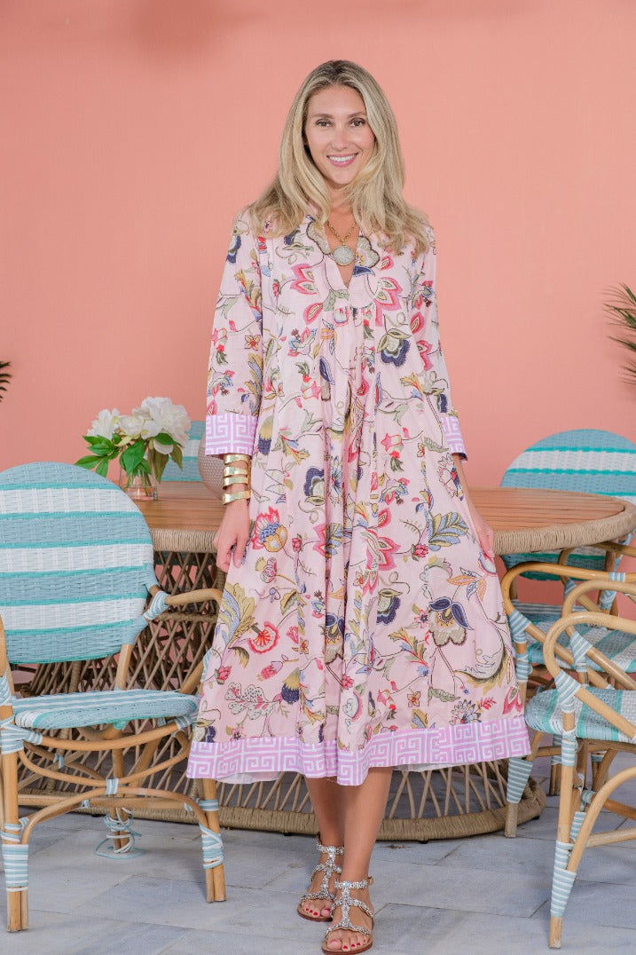 Karolina Dress Pink Flip