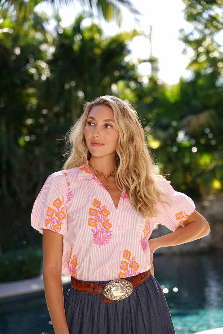 Virginia Top Bouquet Pink