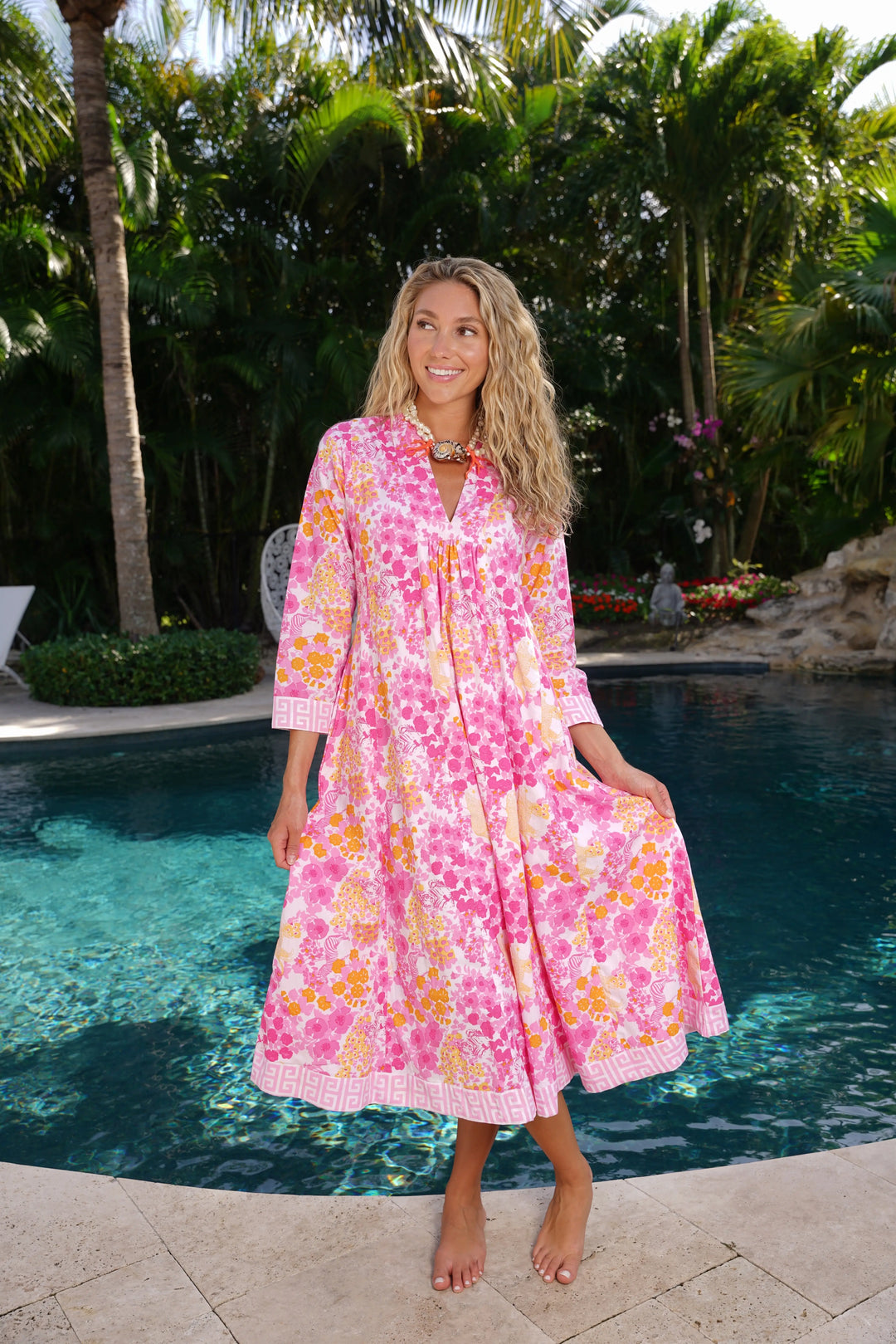 Karolina Dress Brazil Pink