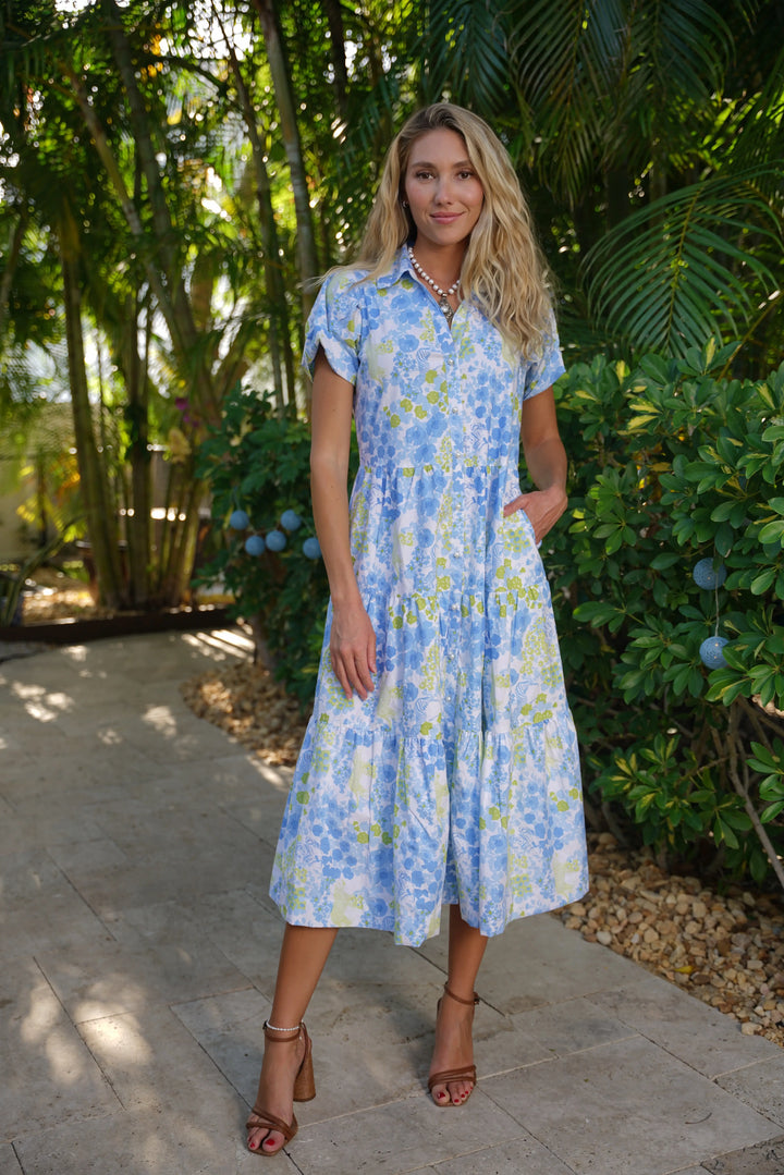 Kristina Dress Brazil Blue