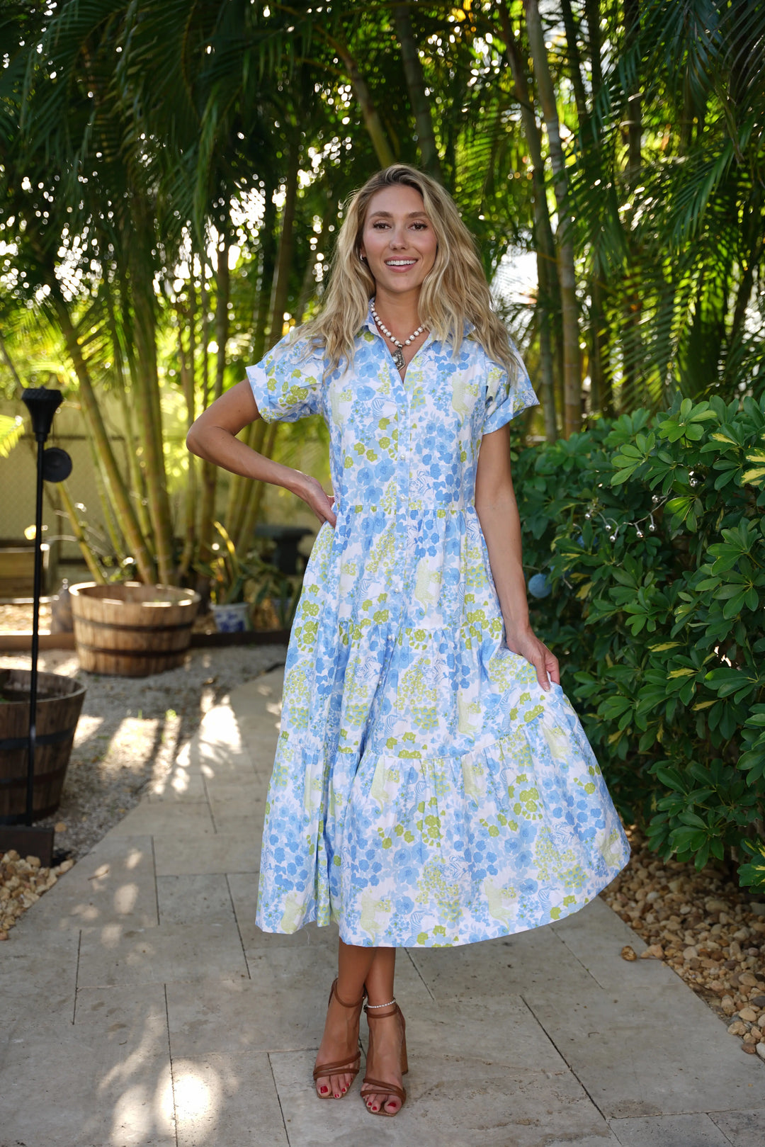 Kristina Dress Brazil Blue