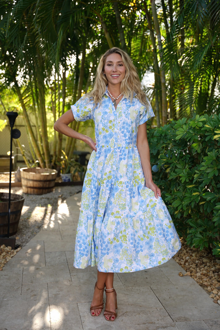 Kristina Dress Brazil Blue