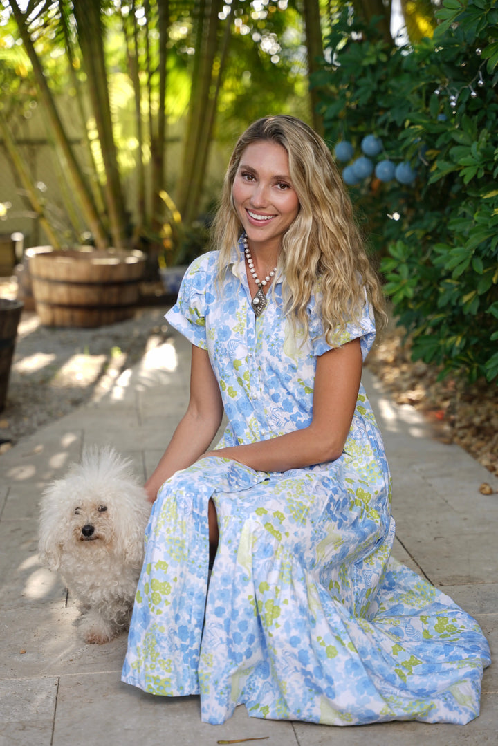 Kristina Dress Brazil Blue