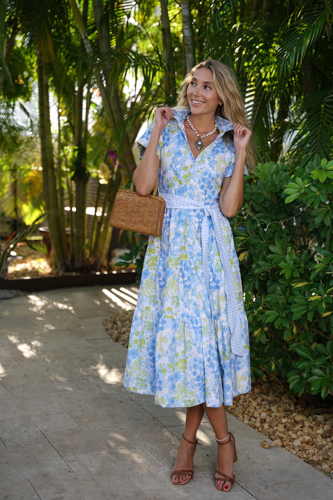 Kristina Dress Brazil Blue