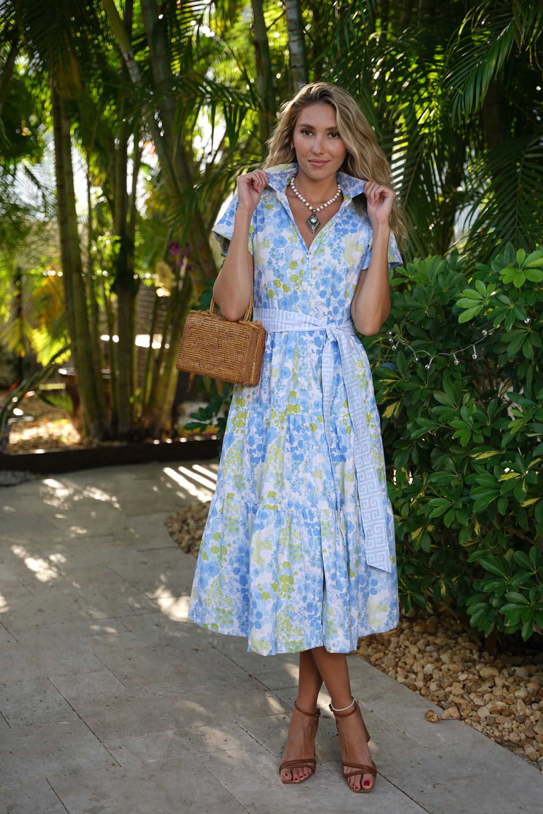 Kristina Dress Brazil Blue