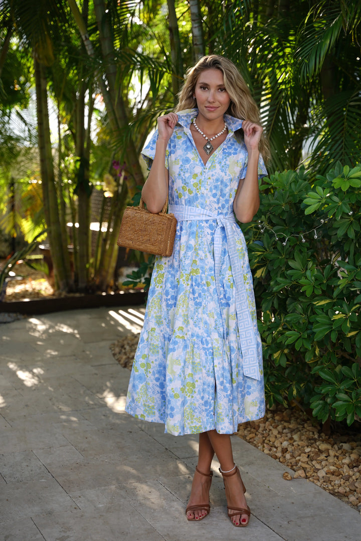 Kristina Dress Brazil Blue