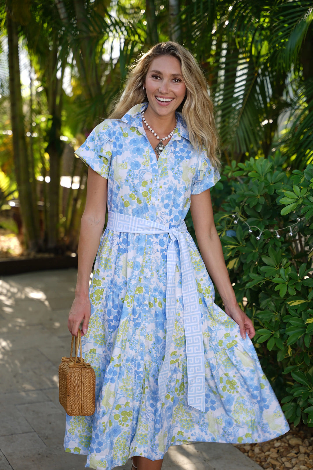 Kristina Dress Brazil Blue