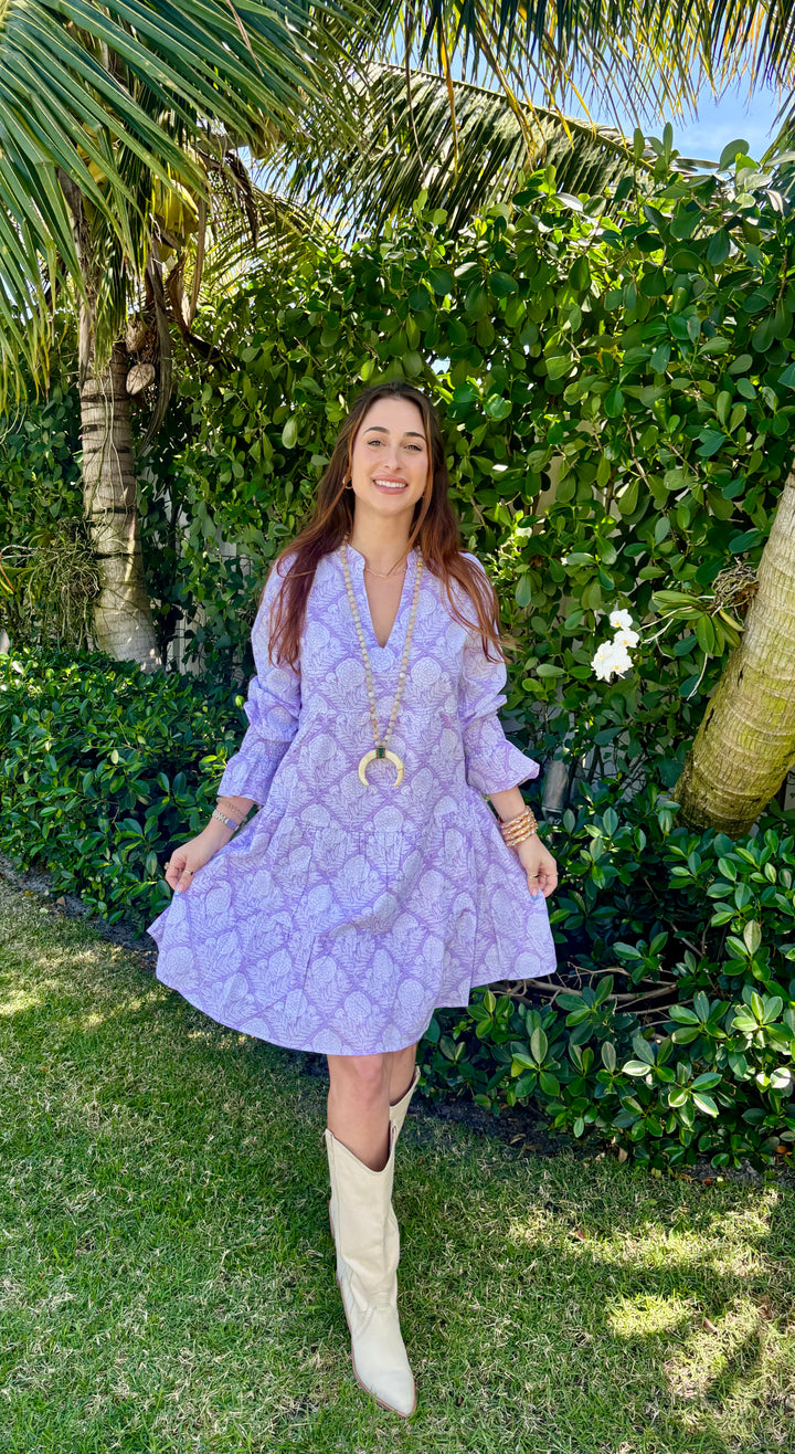 Malibu Dress Hydrangea Purple