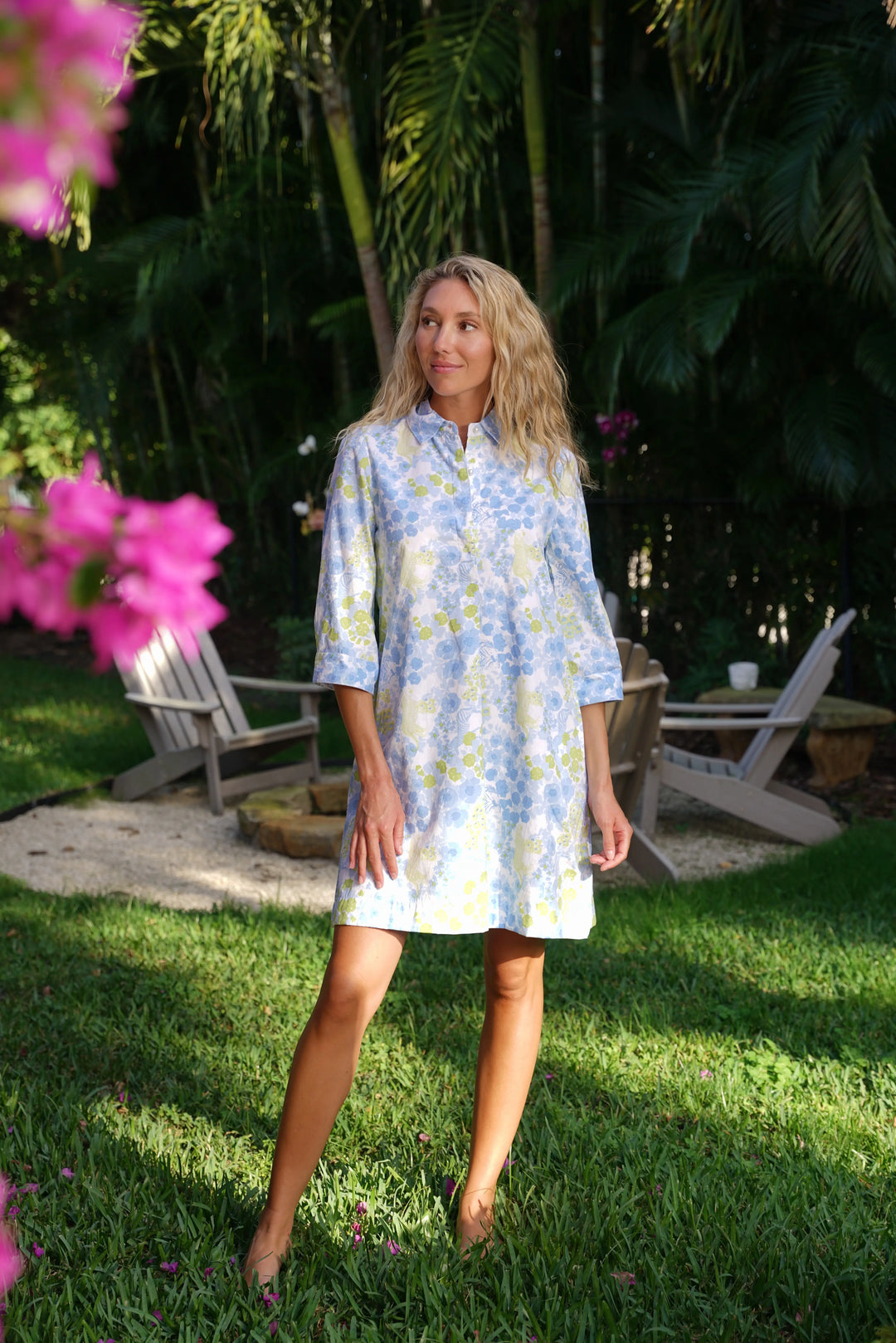 Margaux Dress Brazil Blue