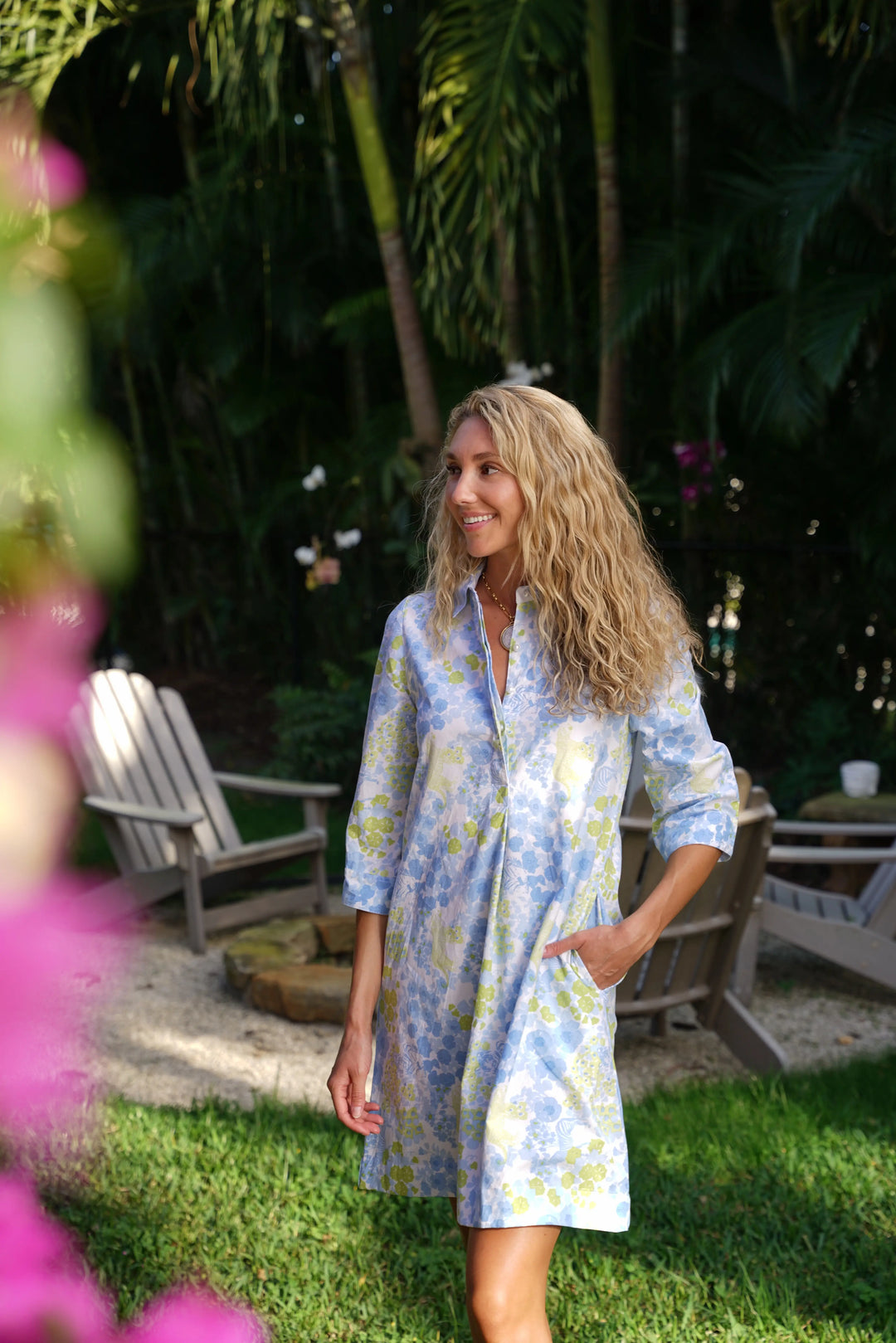 Margaux Dress Brazil Blue