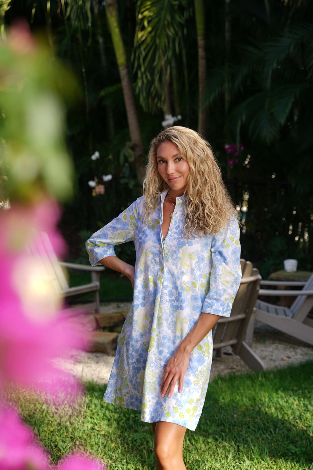 Margaux Dress Brazil Blue