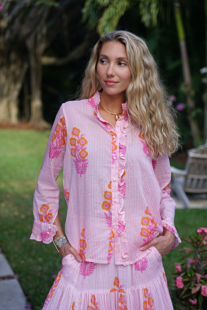 Scarlett Top Bouquet Pink