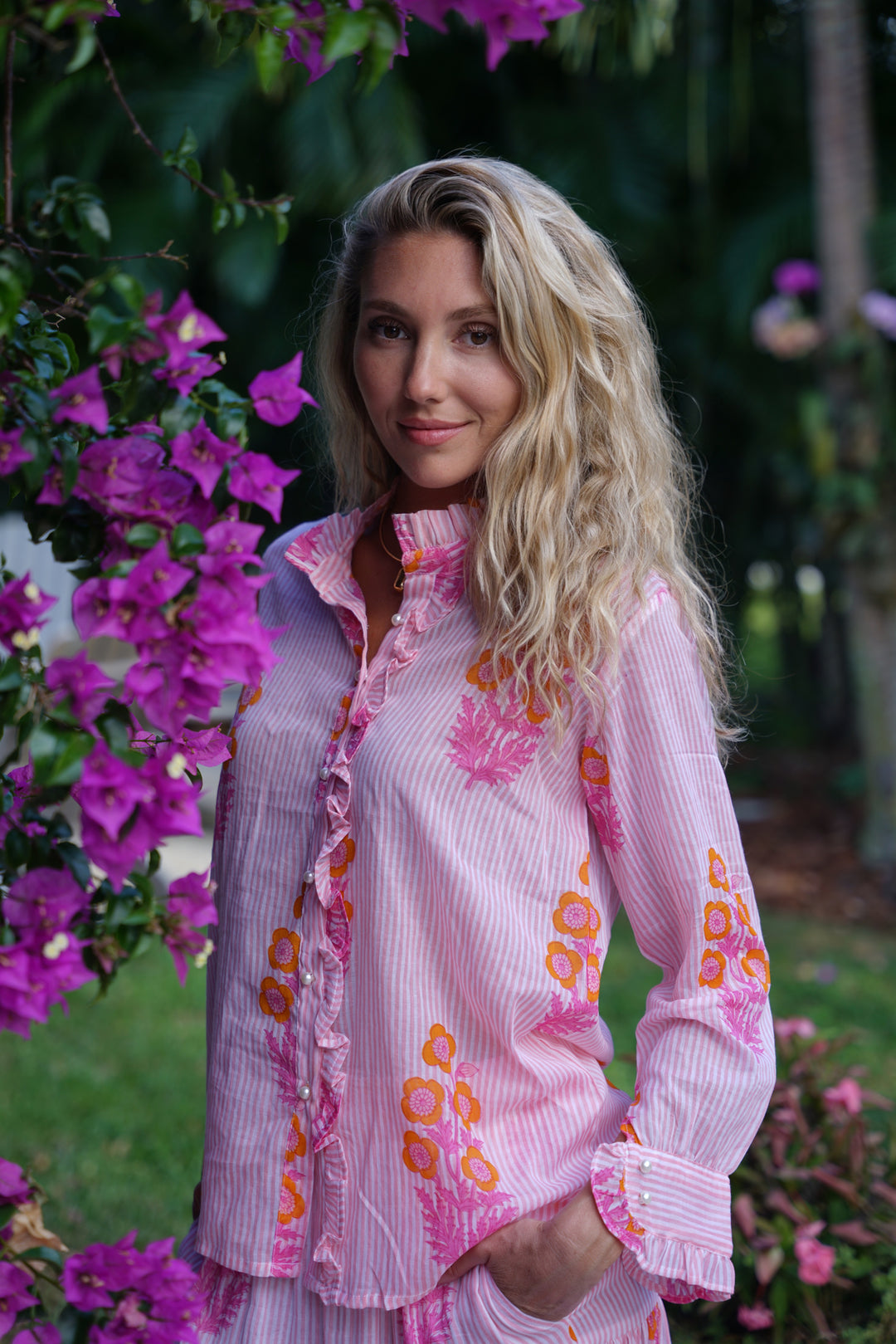 Scarlett Top Bouquet Pink