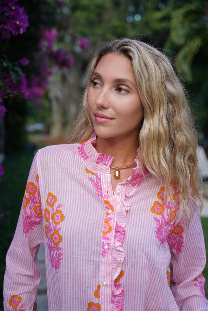 Scarlett Top Bouquet Pink