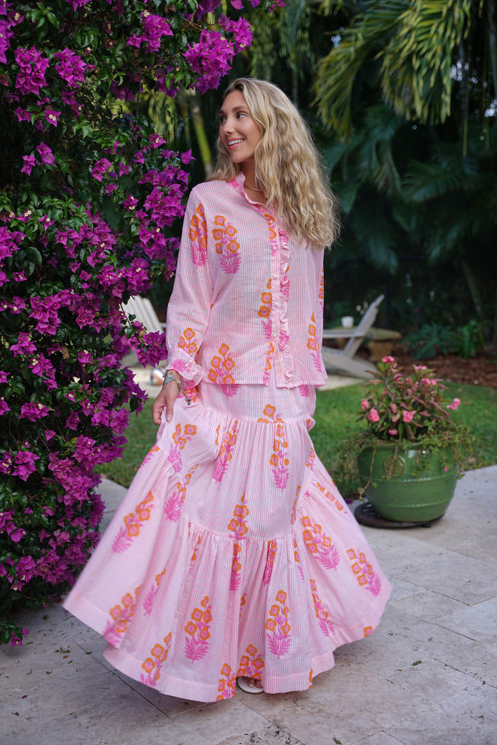 Scarlett Top Bouquet Pink