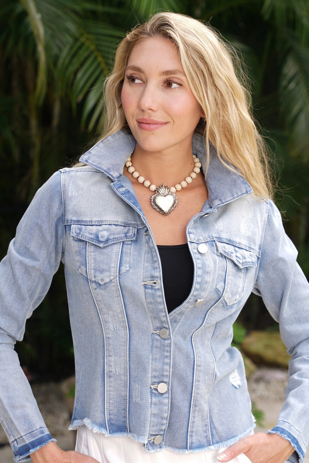 The Light Denim Jacket / White Elephant