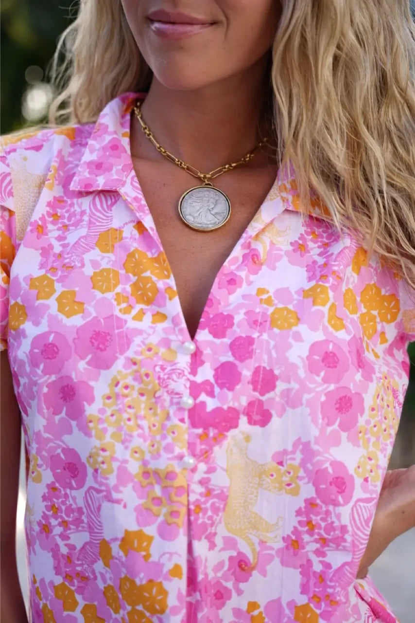 Virginia Top Brazil Pink