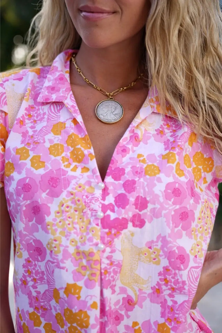 Virginia Top Brazil Pink