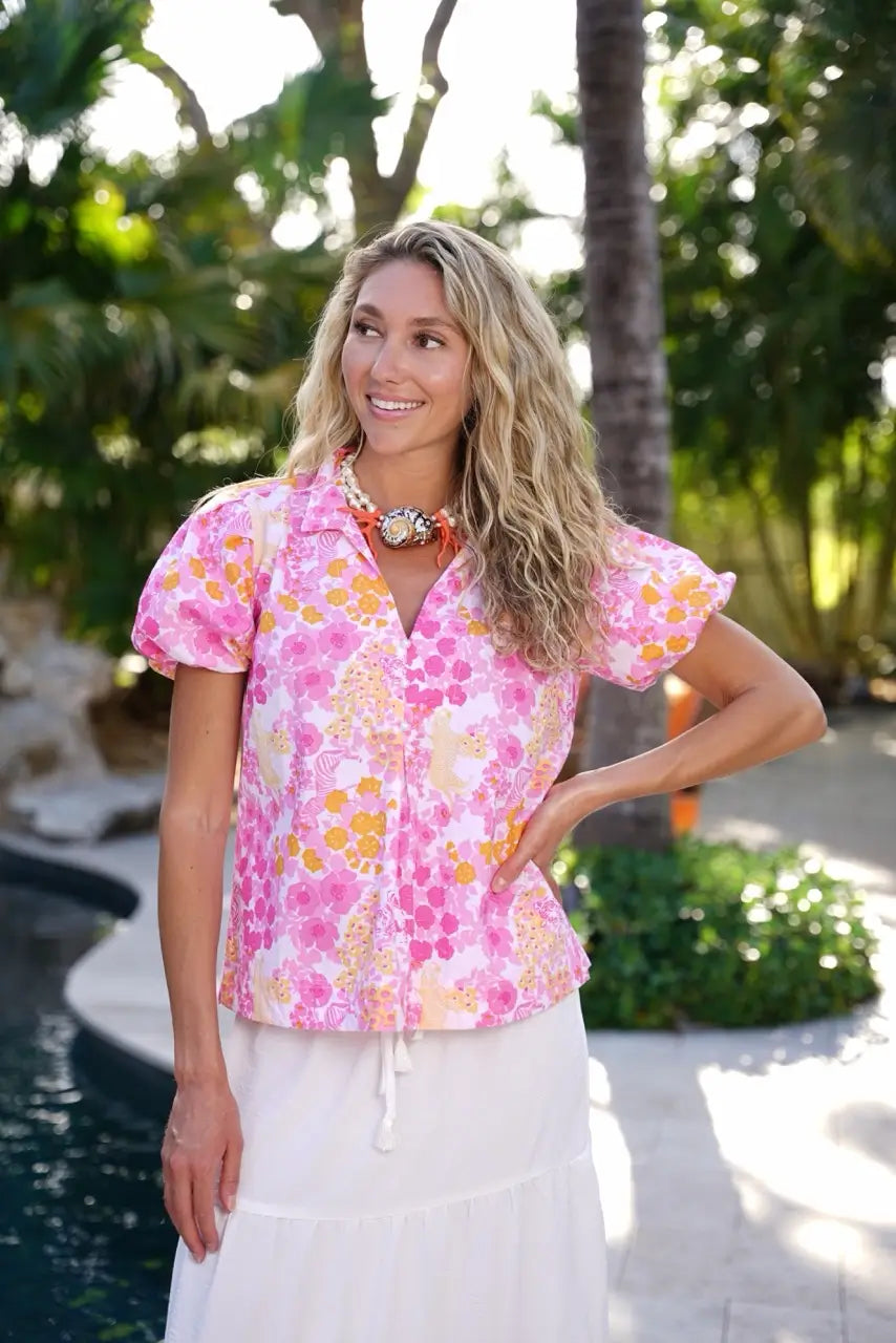 Virginia Top Brazil Pink