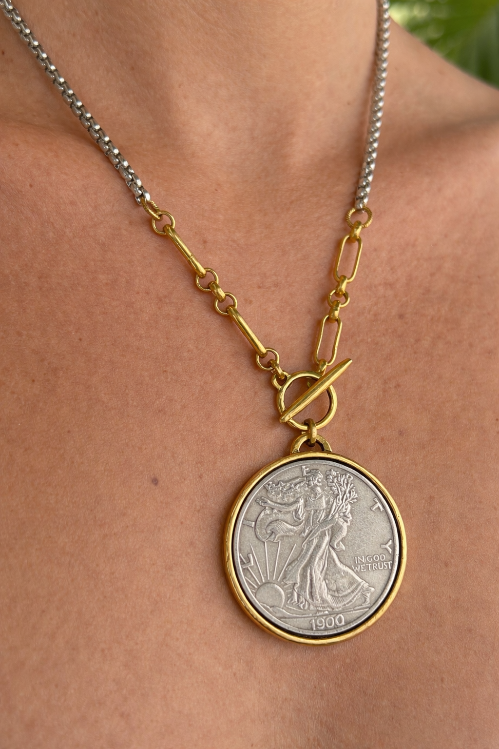 Angela Coin Necklace