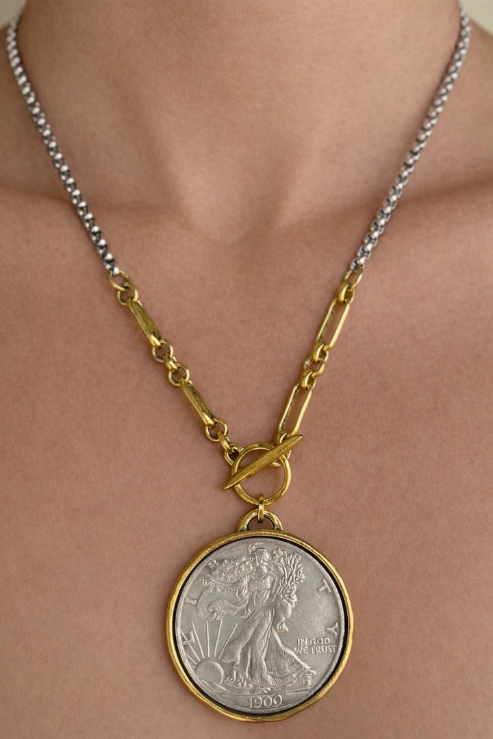 Angela Coin Necklace