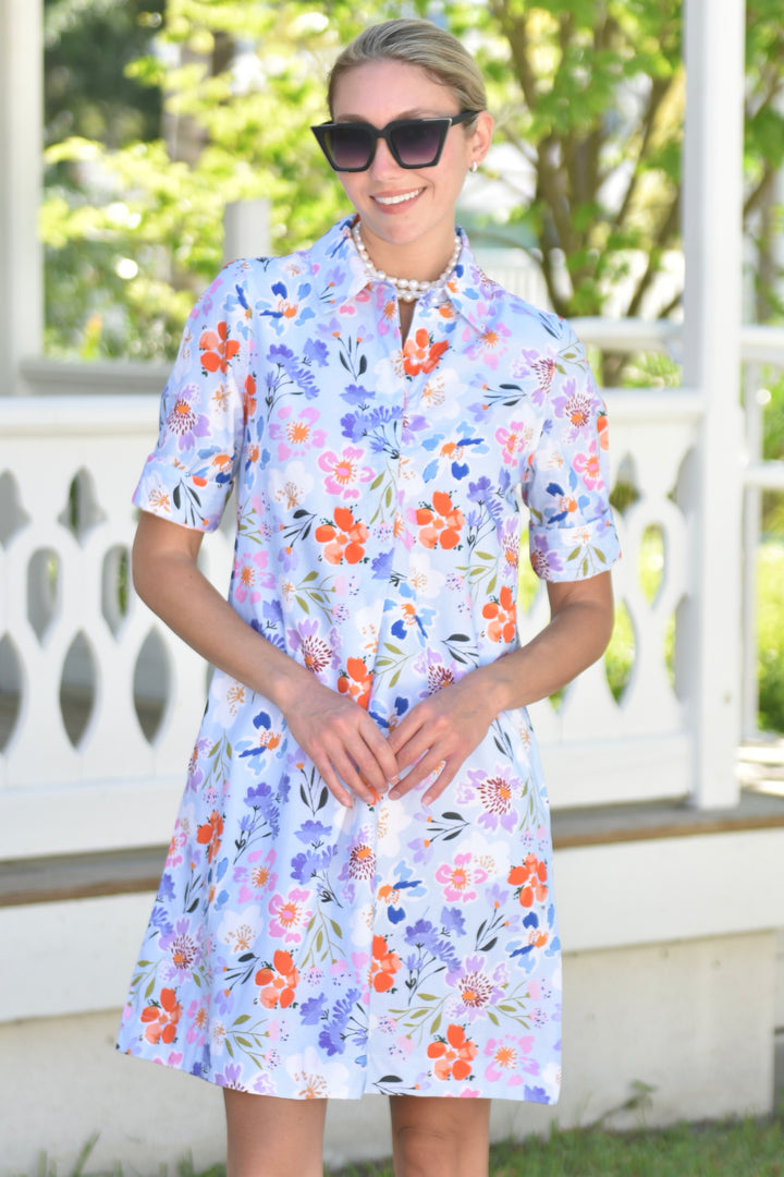 Charlize Dress English Flowers