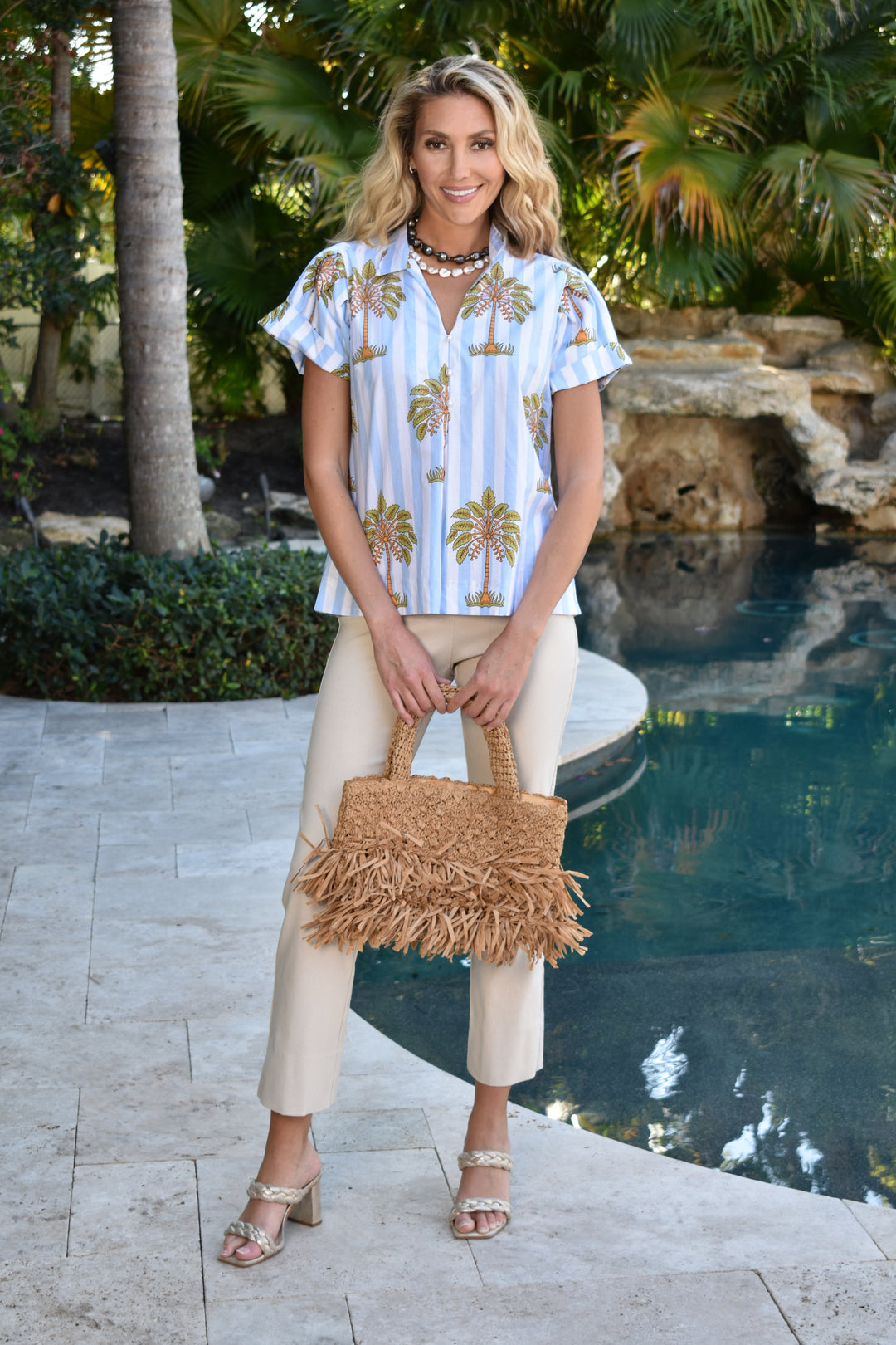 The Baby Flare Pant Stone Wash