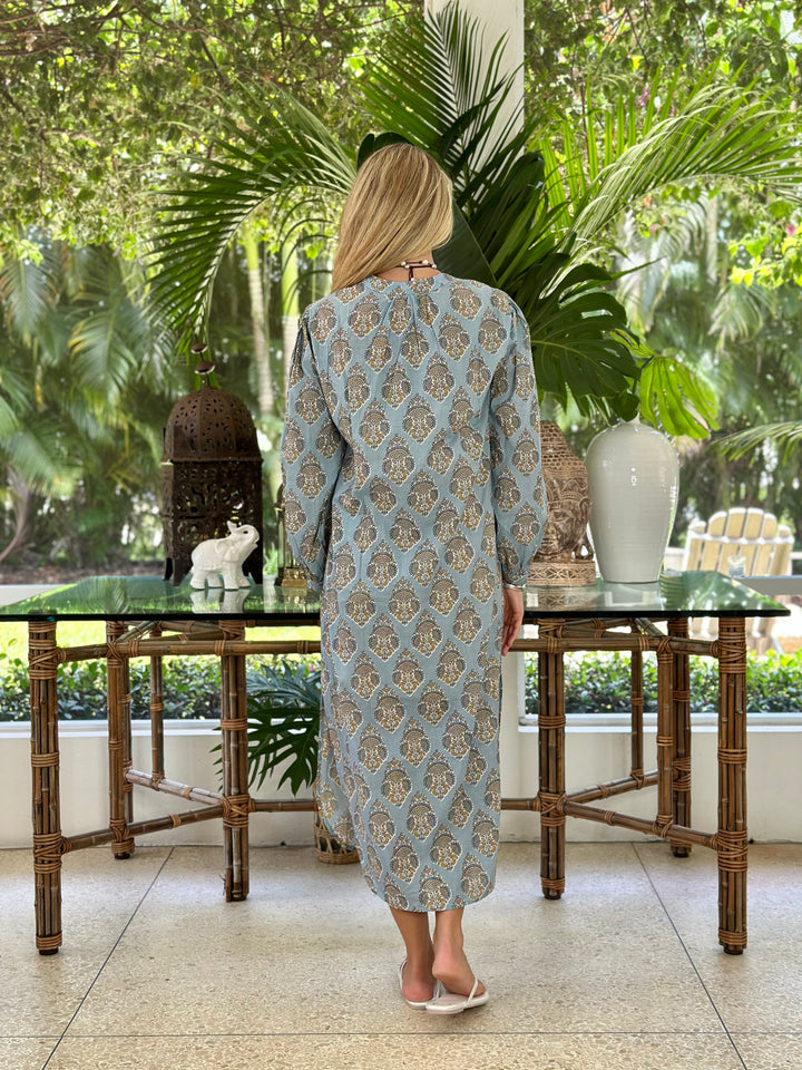 Sunita Kaftan Bahama Blue