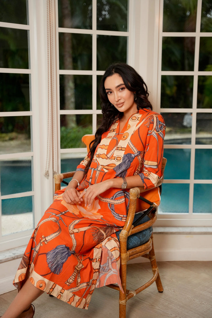 Darviny Kaftan Kentucky Saffron