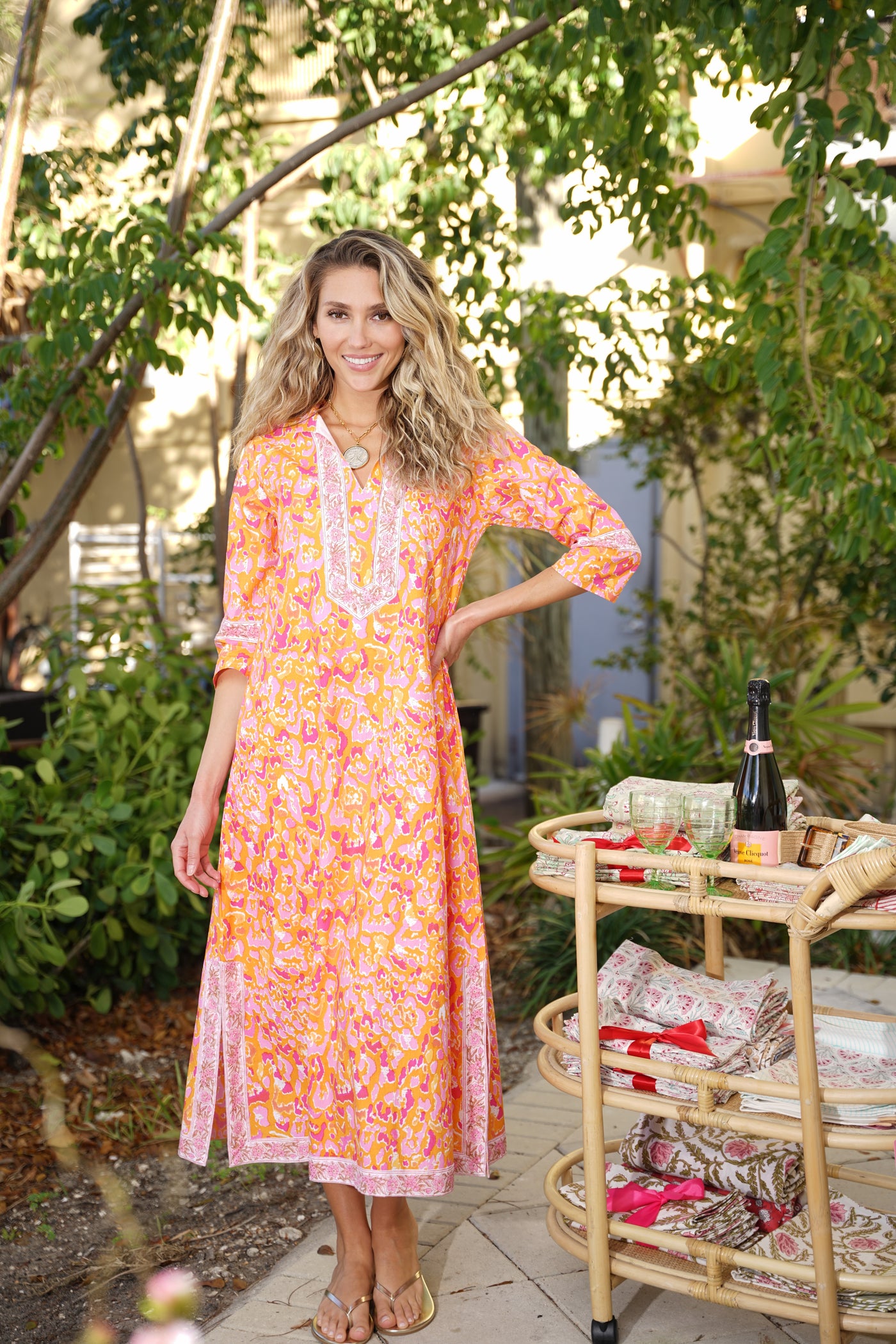 Darviny Kaftan Orange Marie