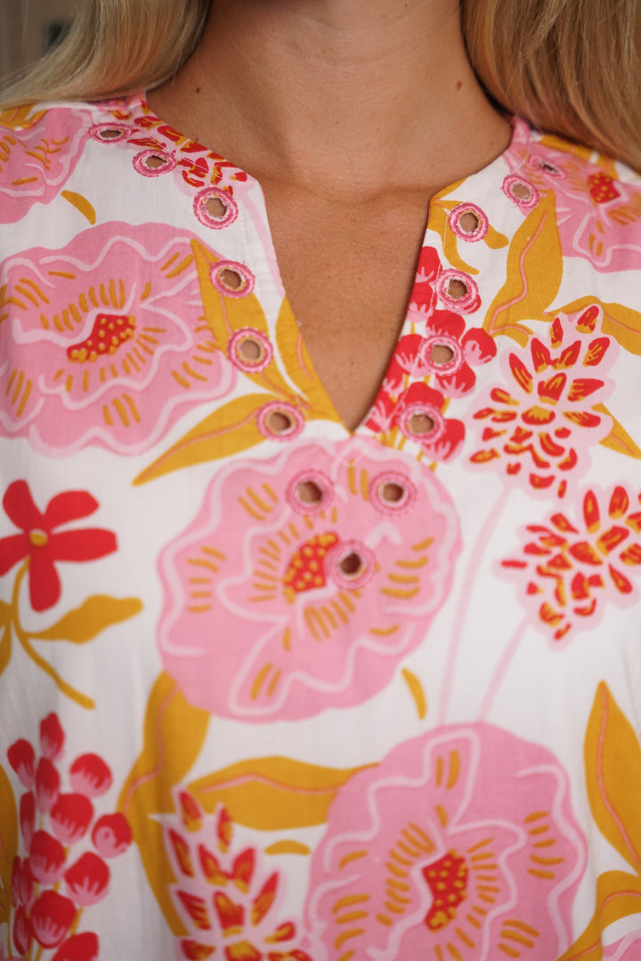 Goa Dress Pink Smile