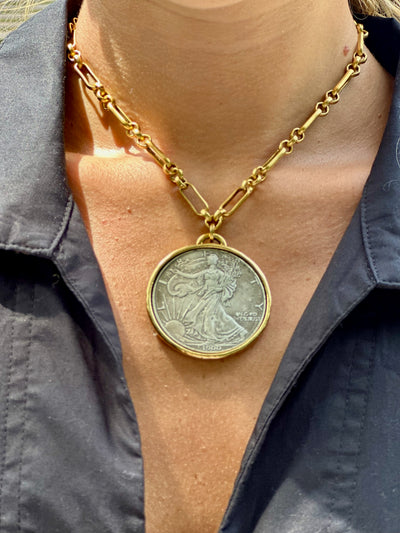 Turn of The Century Coin Necklace