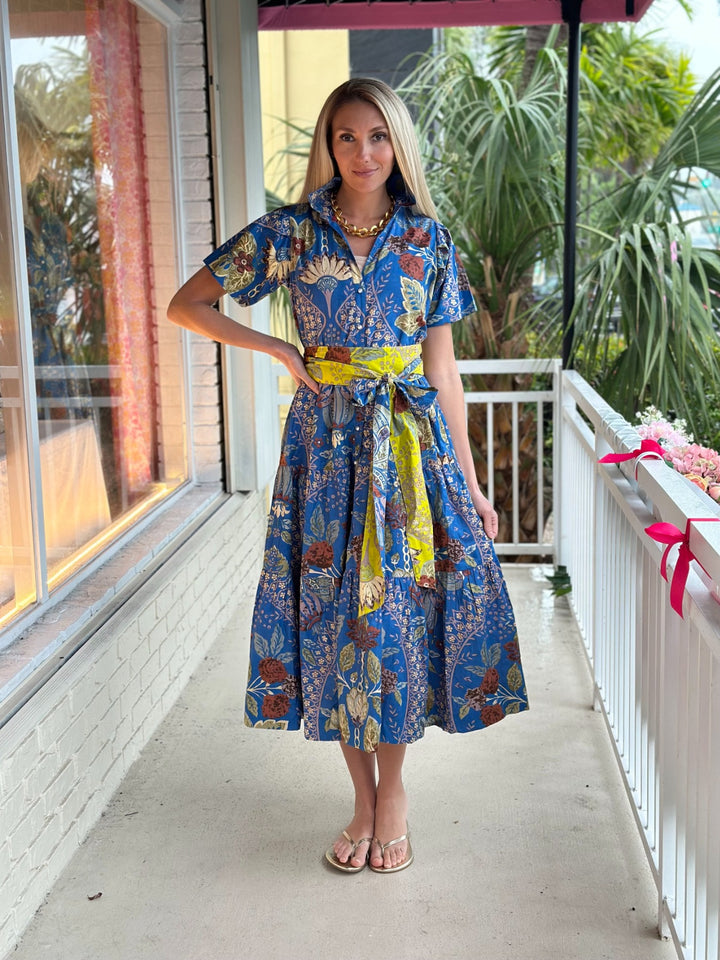 Kristina Dress Blue Floral